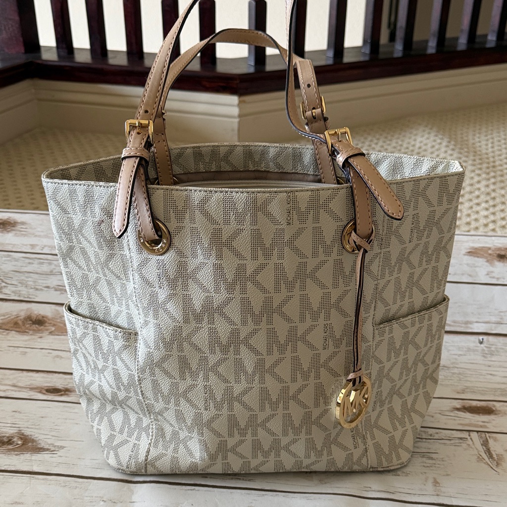 Michael Kors Monogram Beige Tote